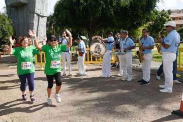  Unos 160 mayores de Telde dan un ejemplo de motivación en II carrera Pasos por la vida (Foto TA)